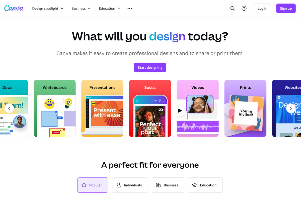 Best AI Tools for Startups - Marketing - Canva